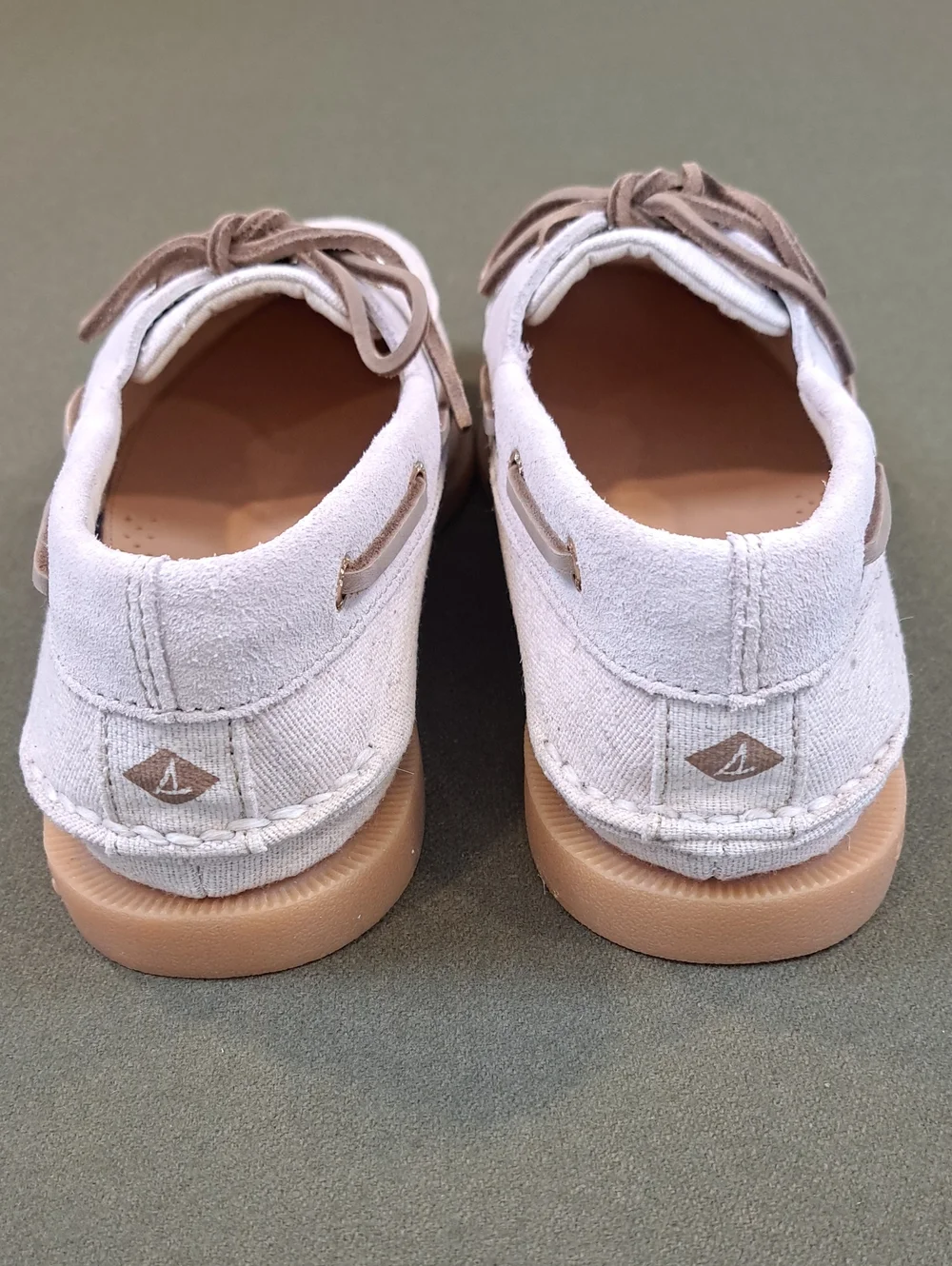 Sperry Authentic Original™ 2-Eye Boat Shoe - Color: Light Beige - Size: Men 8.5